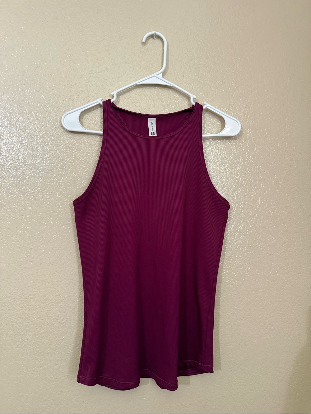 all in motion Plum Ribbed Tank Top